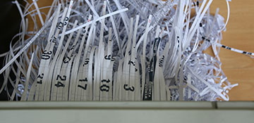Off-Site Paper Shredding in Privacy Policy, AR